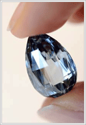 The Sold Drop-Shaped Deep Blue Diamond