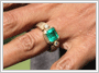 Halle Berry's Emerald Ring