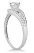 Pave Diamond White Gold Engagement Ring